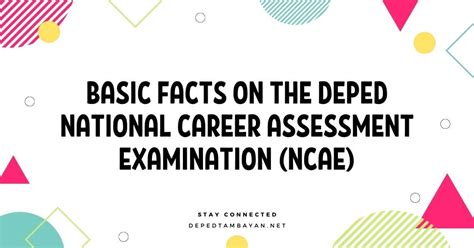Basic Facts on the DepEd National Career Assessment .
